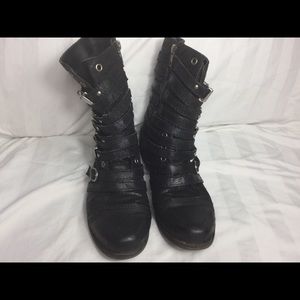 Black Steve Madden booties